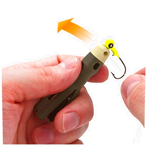 TYEPRO Fishing Knot Tying Tool/Jig Head and Hook Eyelet Grip/Line Threader/Clipper for Shaky Hands and Poor Eyesight. Tackle Box Accessory.