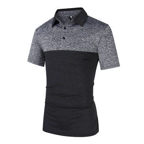 Yong Horse Collared Shirts for Men,Quick Dry Short-Sleeve Polo, Golf Polo Shirt Moisture Wicking Plain Tshirts