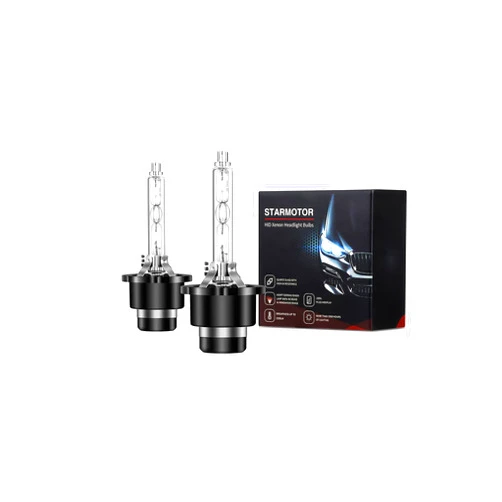Starmotor D2S Headlight Bulb Diamond White Bulbs HID Headlight Assembly Pair Bulbs Super Bright D2S HID Light for Car Xenon Headlight Bulbs 12V 35W High Low Beam Headlight Bulb Pack of 2