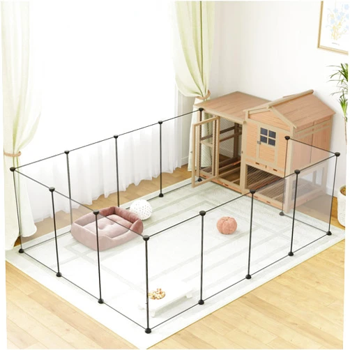 LURIVA Large Transparent Pet Playpen, 28