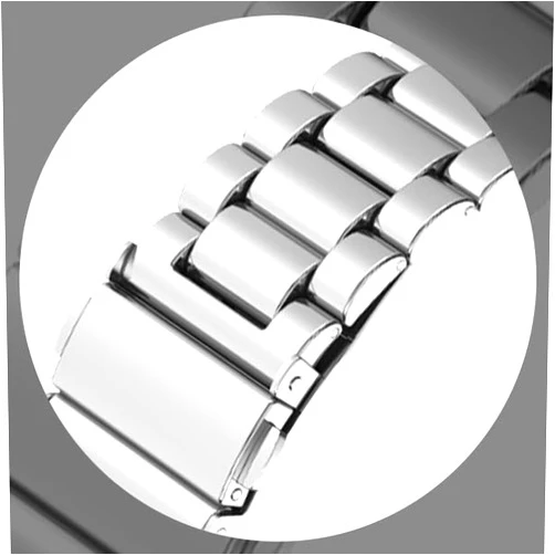 EloBeth Compatible with Google pixel watch band Extra Links sliver 3 subsection links