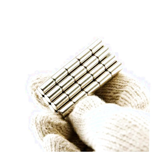 Partsmart Corporation 50PCS 5x10 mm Round Neodymium Magnets 5mmx10mm N35 Magnet Disc 5*10 Cylinder Rare Earth Magnet