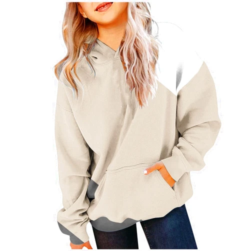 Itsame Oversized Hoodies For Girls Boys Casual Loose Graphic Pullovers Gradient Hooded Sweatshirt With Pocket 2-13 Years