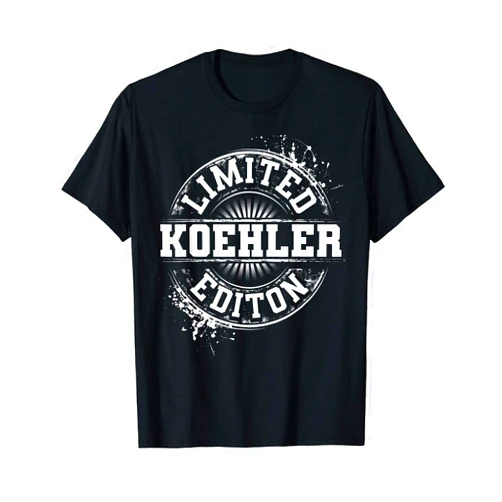 Personalized Last Name Custom Lover Christmas Team KOEHLER Funny Surname Family Tree Birthday Reunion Gift Idea T-Shirt