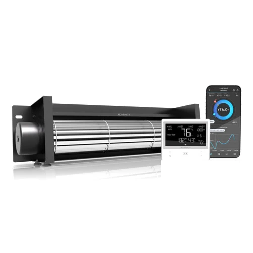 AC Infinity AIRBLAZE T14, Universal Fireplace Blower Fan Kit 14