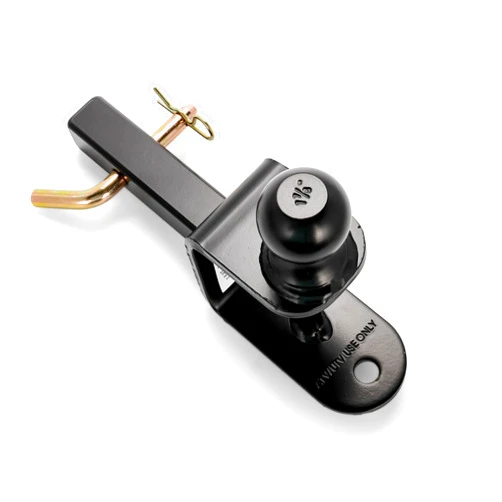 Black Boar ATV/UTV Mount with Hitch Ball and Winch Strap Loop (1 7/8
