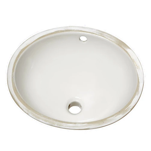 American Standard 495221.020 Ovalyn Ceramic Undermount Oval Bathroom sink, 19.25