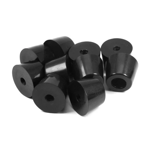 MroMax 10PCS Rubber Feet Anti Vibration Isolator Absorber Base Foot Pads Black