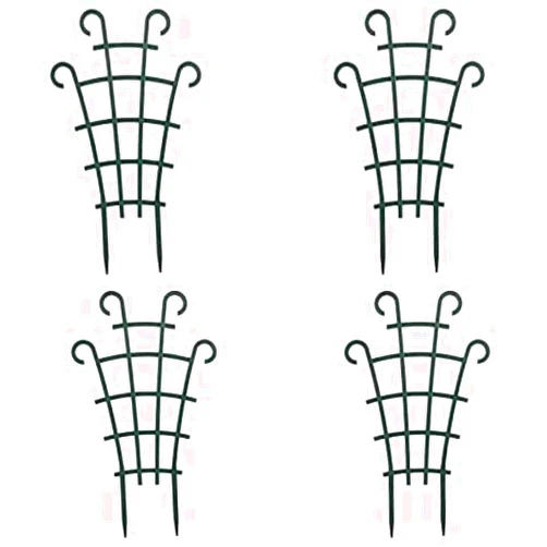 UWIOFF Trellis for Potted Plants, Mini Garden Trellis for Climbing Plants Stackable Plant Trellis Indoor Plastic Potted Plant Support DIY Climbing Trellis Flower Pots Supports, 4 Pack