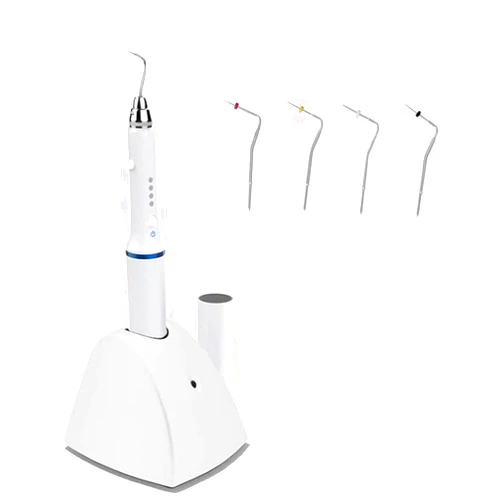 Angelwill Dental Cordless Gutta Percha Obturation System Gutta Percha Obturation Pen Endo Heated Pen Vertical Condensation Pen Root Canal Filling System + 4 Tips(3-5 Days Delivery)