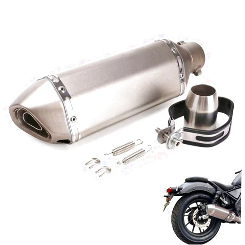 Tesmirror Motorcycle Exhaust Muffler 1.5-2