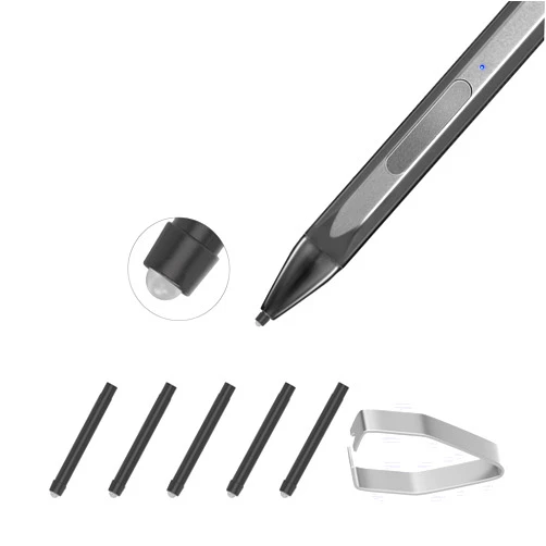 SSS·GRGB Pen Tips for Surface Pen(5 Packs, Original HB Type) Replacement Kit Fit Microsoft Surface Pro 5 (2017) Pen Model 1776, Surface Pro, GO, Laptop, and Book Series, Nibs for Surface Pen