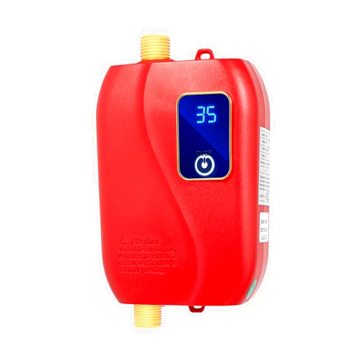 LOHISHILO Electric Tankless Water Heater 3000W 110V Bathroom Kitchen Instant Hot Water Heater with LED Display for Daily Washing, RVs, Bars, Schools, Hospitals, Communities, 4.6 * 2.8 * 6.3inch