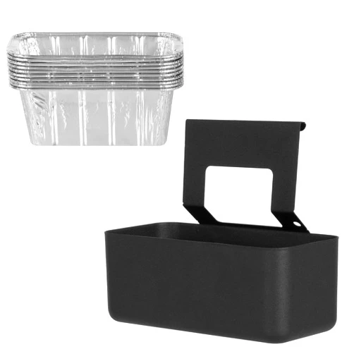 TAILGRILLER Grease Cup Tray and Aluminum Drip Pans(10 Pack) for Blackstone 17