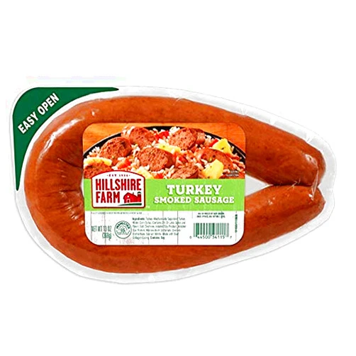 Hillshire Farm Turkey Smoked Sausage 12 Oz (4 Pack)