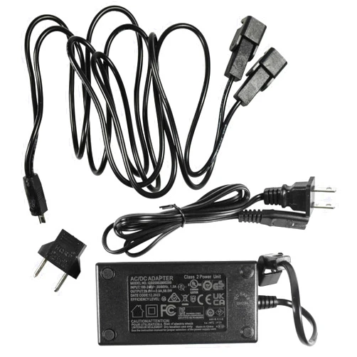 HQRP 29V 2A 2-pin AC Adapter with Extension Cord fits Most Models Z-Boy, Rockland, Lazyboy, Morris, Ashley, OKIN, Limoss, Pride, Golden, Lazboy, Berkline, Med-Lift Recliner Lift Chair Power Supply