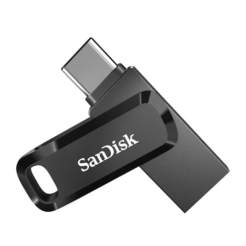 SanDisk 512GB Ultra Dual Drive Go USB Type-C Flash Drive - SDDDC3-512G-G46, Black