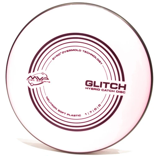 ‎MVP Disc Sports MVP Glitch (Neutron Soft) Hybrid Approach and Catch Disc, Pick Color/Weight [Stamp & Exact Color May Vary] Pink 140-149 grams