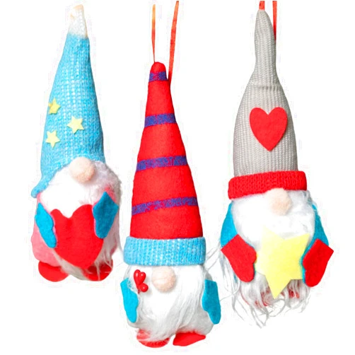 GreaterGood Winter Gnome Ornament - Set of 3