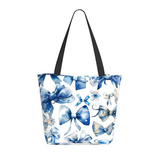NTVOWPZO Tote Bag For Women Reusable Grocery Bags Portable Shopping Bags Samurai Shoulder Bag