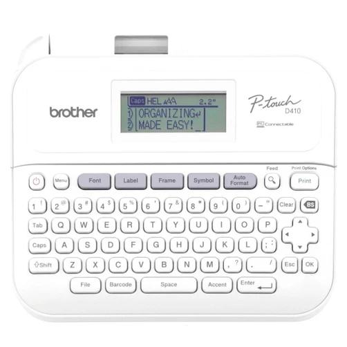 Brother P-Touch PT-D410 Home/Office Advanced Label Maker | Connect via USB to Create and Print on TZe Label Tapes up to ~3/4 inch