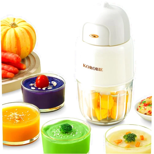 KOROBIE Baby Food Maker - Baby Food Blender Baby Food Processor for Baby Food, Fruit, Vegatable, Meat, Baby Food Puree Maker Make Fresh and Nutritious Meals for Your Little One (White)