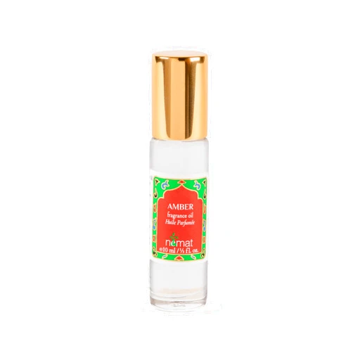 Nemat International Amber Perfume Oil Roll-On - Alcohol Free Perfumes for Women and Men by Nemat Fragrances, 10 ml / 0.33 fl Oz, Package may vary