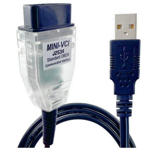 DIAGKING Toyota Techstream Diagnostic Cable Mini VCI J2534 OBD Scanner V2.0.4 for Toyota Lexus TIS Techstream (Updated Version)