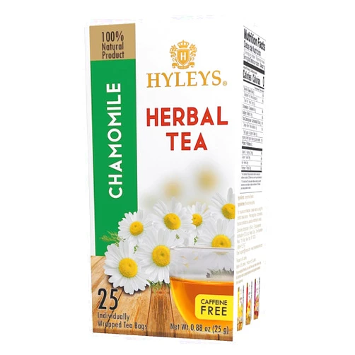 HYLEYS Tea Chamomile Herbal Tea - 25 Count, 1 Pack