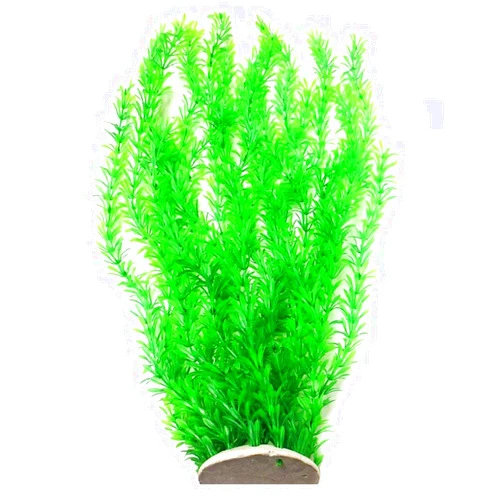 Unootel Grass Cluster Aquarium Décor Plastic Plants Extra Large 23 Inches Tall, Green