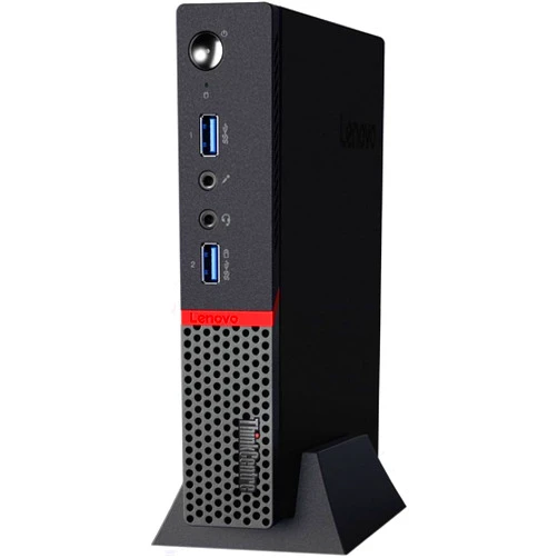 Lenovo ThinkCentre M715q Business Tiny Mini Desktop Computer PC, AMD Ryzen 5 Pro 2400GE 3.8 GHz, 16GB RAM, 512GB SSD, WiFi, Bluetooth, DisplayPort, USB 3.1 Gen 1, Windows 10 Pro (Renewed)
