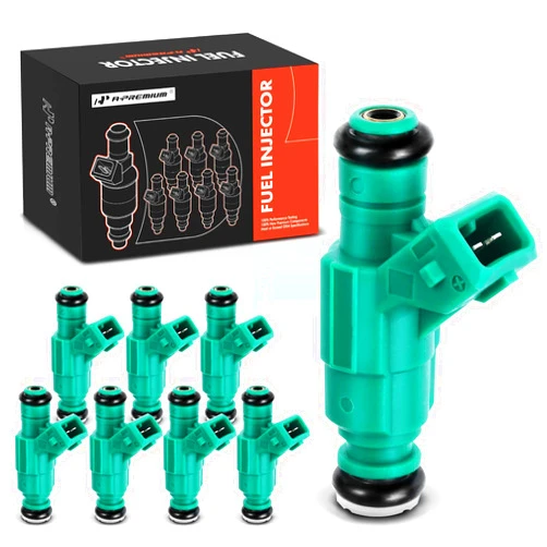 A-Premium Fuel Injectors Compatible with Land Rover Range Rover 1999-2002, Discovery 1999-2004, V8 4.0L 4.6L, Gas, Set of 8, Replace# 0280155787