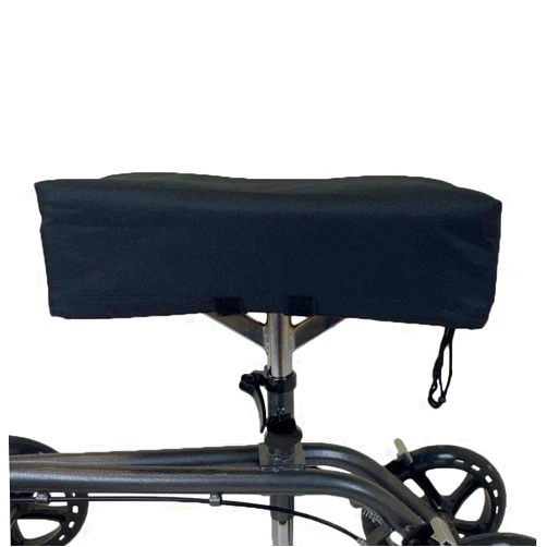 AllCure Knee Walker Memory Foam Pad Seat Cover, Black