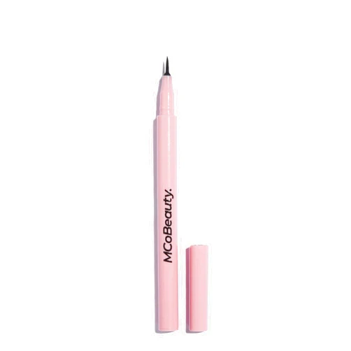 MCoBeauty Waterproof Liquid Eyeliner | Long Lasting and Ultra-Fine Vegan Liquid Liner | Black
