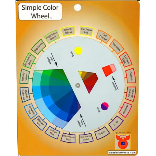 Mandarin Moose Simple Color Wheel