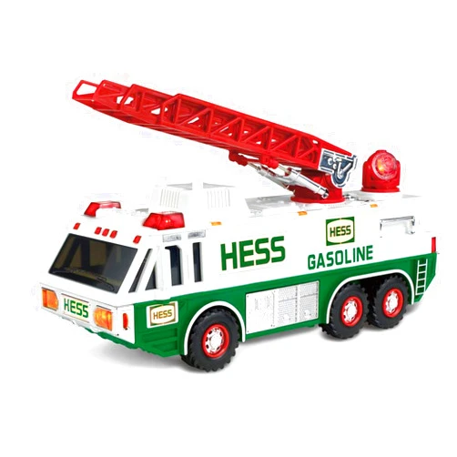 My Pet Elephant Generic Hess Emergency Rescue Fire Ladder Truck1996 by Amerada Hess Corporation, White, Medium