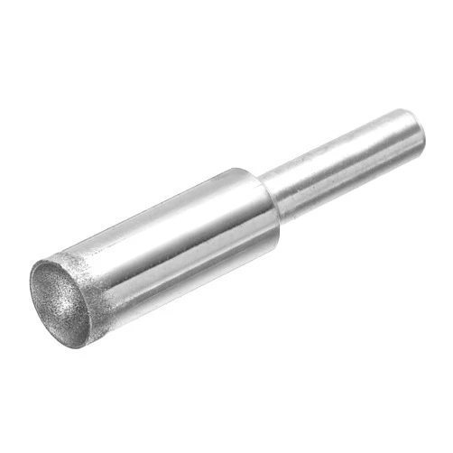 uxcell Diamond Grinding Mounted Point, 10mm 600 Fine Grits Spherical Concave Head Bead Coarse Grinding Bit for Jade Amber Stone Beeswax Glass