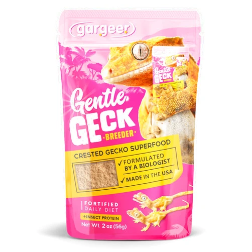 Gargeer 2oz Complete Breeder Crested Gecko Food Diet with Insects. Loaded with Proteins, Premium Ingredients Mix, Ready to Use Freshly Made Powder. Unique Formula, Developed & Made in The USA. Enjoy!