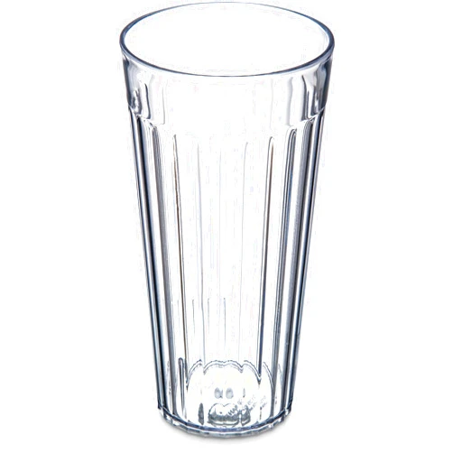 Carlisle FoodService Products Bistro Tumbler Plastic Tumbler for Restaurants, Catering, Kitchens, Plastic, 32 Ounces, Clear