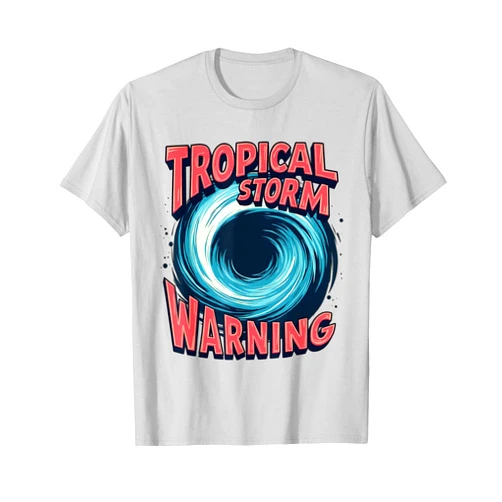 Mademark Tropical Storm Warning Vacation Beach Design T-Shirt
