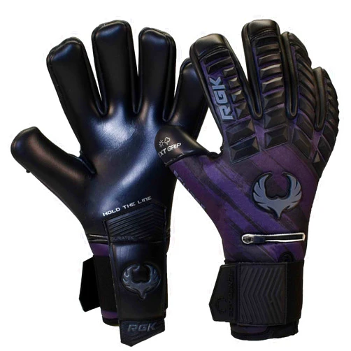 Renegade GK Eclipse Professional Soccer Goalie Gloves with Microbe-Guard (Sizes 6-12, Level 5) Pro-Tek Fingersaves & 4+3MM EXT Contact Grip | Goalkeeper Gloves for Elite Play | Based in The USA