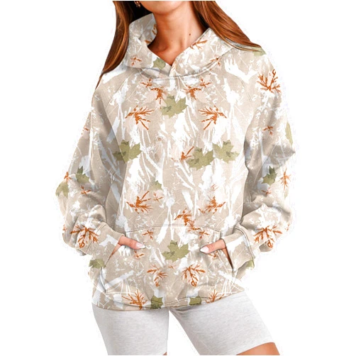 HOCANDY Women Oversized Graphic Hoodies Sweatshirt Long Raglan Sleeve Hoodie Fleece Pullover Tops With Kangaroo Pocket
