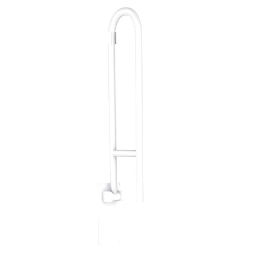 Moen R8960FDW Bathroom Safety 30-Inch Flip-Up Screw-In Bath Safety Screw-In Bathroom Grab Bar, Glacier White