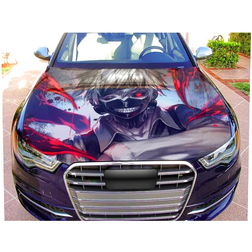Stikka Vinyl Car Hood Wrap Full Color Graphics Decal Anime Manga Tokyo Ghoul Sticker #3 49