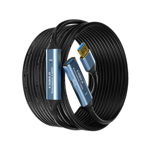 SSS·GRGB USB 3.0 Extension Cable 33FT Type A Male to Female Active Extender Cord with 2 Extension Chipsets Signal Booster and 1 USB-C Charging Port, for Webcam, USB Hub, PlayStation, Printer, Camera