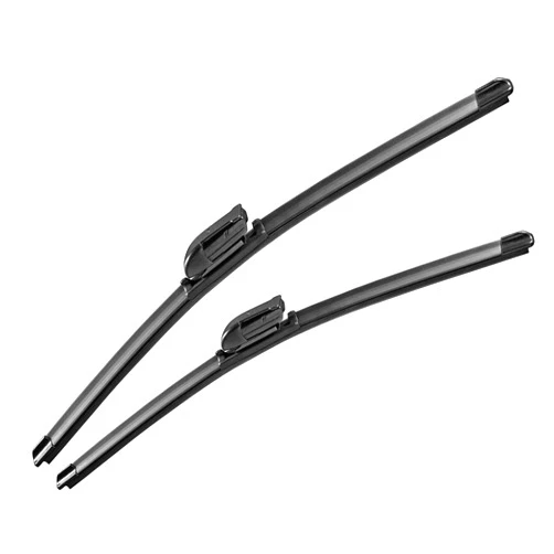 MOTIUM Premium All-Season Windshield Wiper Blades for Chevrolet Spark 2012-2015, Ford Fiesta 2010-2019, 2 front and 1 rear (pack of 3) (Top Lock 19mm 24