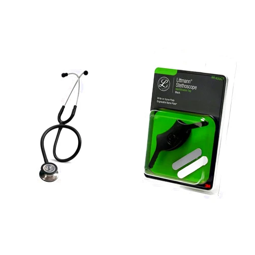 3M Littmann 3M 5620 Littmann Classic III Monitoring Stethoscope with Black Identification Tag, 27