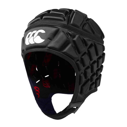 Canterbury Unisex Raze Rugby Headguard | Scrum Cap, Full Coverage | Soft-Edged Chin Strap | Designed Holes Aid Ventilation | Foam Padding Headguard, Blue, XXS