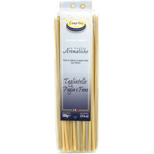 Camp'Oro Bicolor Tagliatelle Pasta Pack of 12 (16 Ounce) Bag