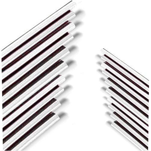 Luminuti 1 Pack 20 Pcs Car Air Conditioner Air Outlet Decorative Strips, Universal for Car Vent Accessories,Suitable for Most Cars, Trucks, Suvs (Silvery)